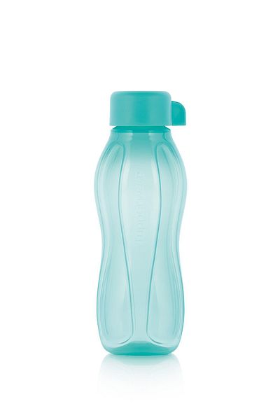 Tupperware Turquoise Eco Bottle Drinker and Flask - 310ml