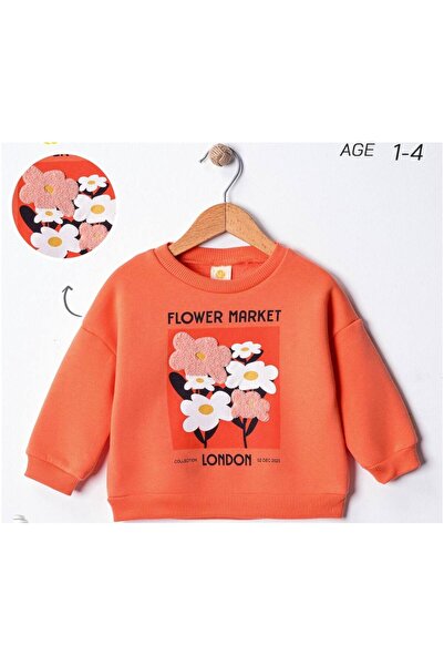 Butik Girl's Floral Sweat