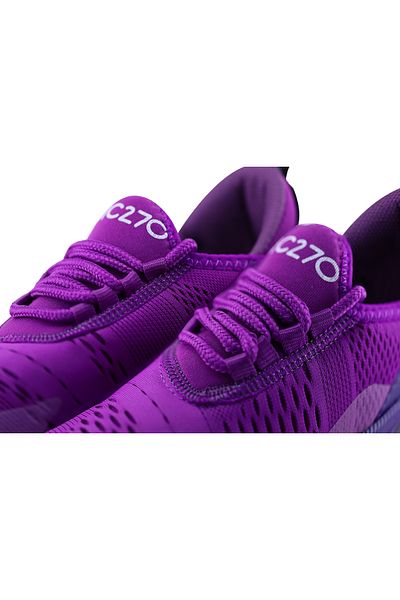 AZE STEP Adidași ușori Purple Air Mesh - Mers zilnic, pantofi sport, Aıc 270
