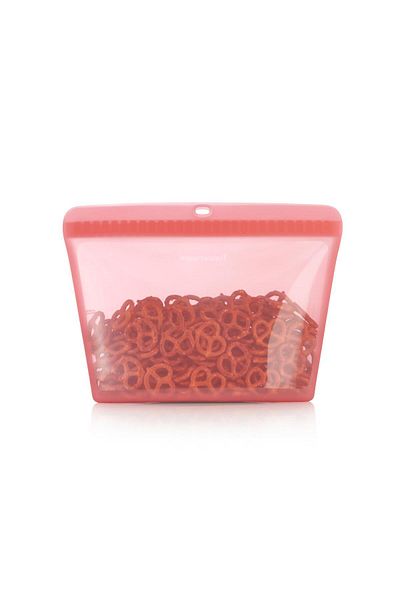 Tupperware Pink Silicone Food Carry Bag - XL