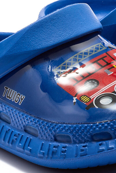 Twigy Сині дитячі капці-сабо «Пожежник» - 22/29