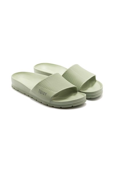 Twigy Jago Women's Waiter Size Slippers Green 37/41