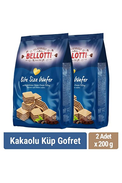 Bellotti Küp Gofret Kakaolu 200 gr x 2 Adet