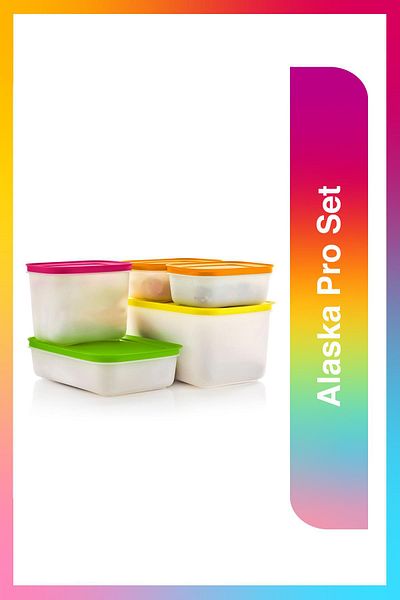 Tupperware Alaska Pro Set Food Storage and Transport Set Practical and Fashionable Design