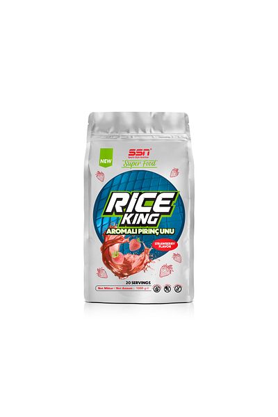 SSN Sports Style Nutrition Superfood Rice King 1000 g Flavored Rice Flour (Strawberry)