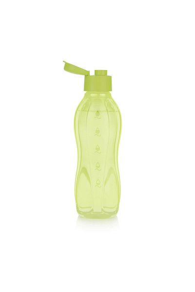 Tupperware Eco Bottle Drinker & Flask Lime Pattern 1 Lt