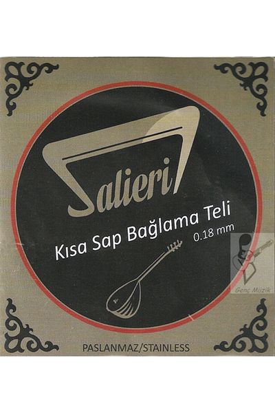Salieri سلك طقم ستانلس 0.18 مم - سلك ربط بمقبض قصير 018