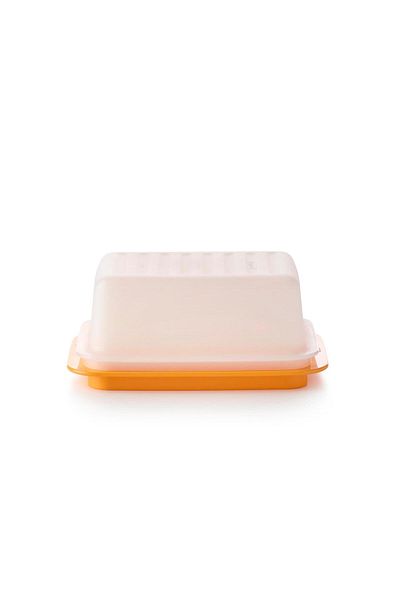 Tupperware Orange - Butter Refrigerator Food Storage Container