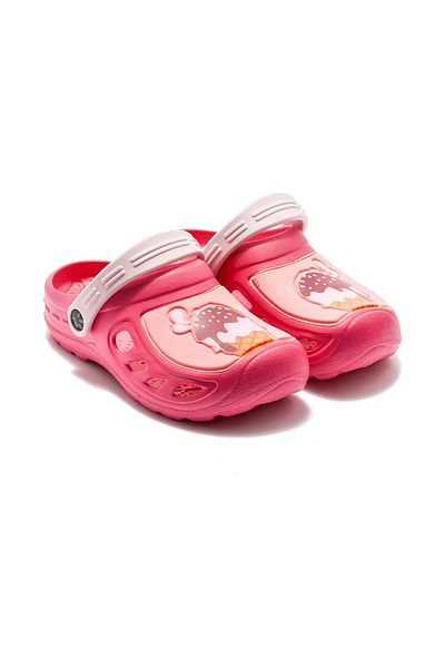 Twigy Pink Jess Kids Sabo Slippers - 30/35