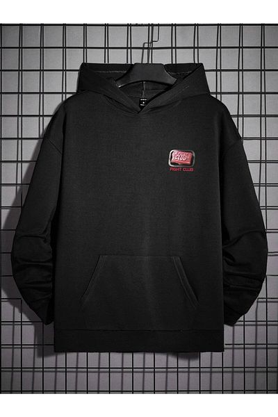 Guillermo Fight Club Printed Unisex Oversize Sweatshirt - 2 Thread Raster Hoodie