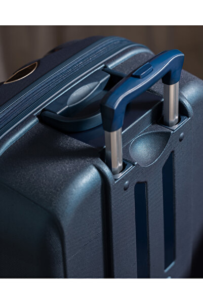 Madame Coco Huitre Valiz/Bavul - Lacivert - Orta Boy