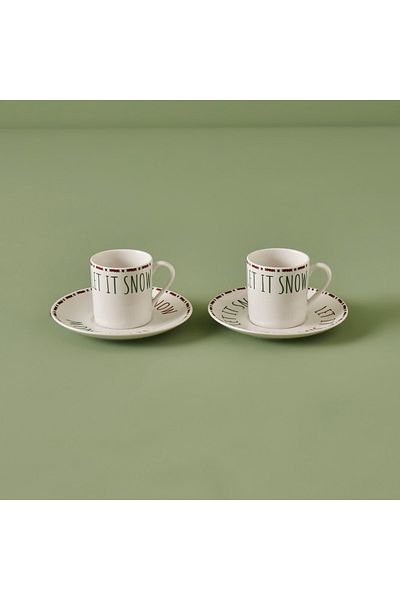 Bella Maison Jolly Set of 2 Coffee Cups (70 Cc)
