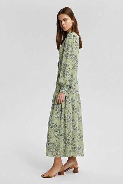 Touché Privé PATTERNED CHIFFON SHIRT DRESS