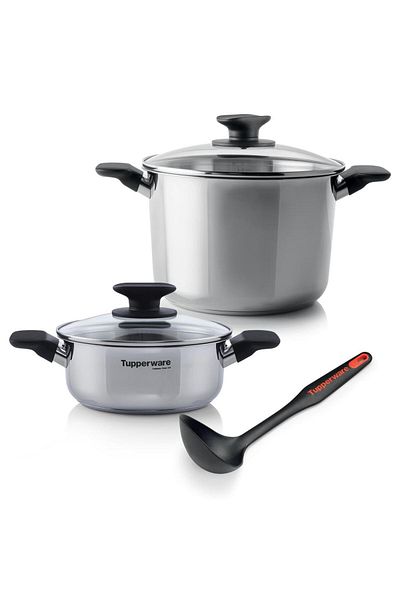 Tupperware Universal Series Large Pot Cooking Set