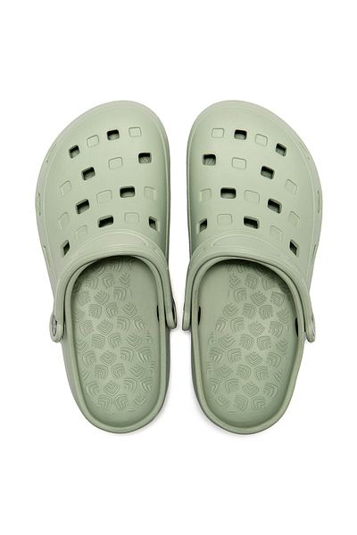 Twigy Lucy Women's Green Sabo Slippers - Waiter Size, Size 37/41