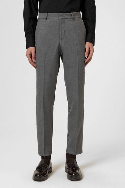 Antioch Gray High Waist Classic Men's Trousers