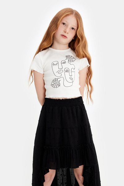 Tyess Bg Store Girls' Black Skirt 23Ss0Tj4303