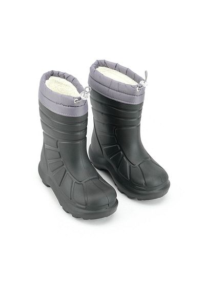 GEZER Boy's Winter Eva Low-Rise Elastic Silent Sole Snow Boots