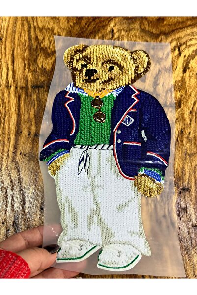 Gönülden Tasarım 29X15 CM URSA ÎN JACĂ ALESTĂȚIȚĂ CU FIER DE SOȚĂ ALESTĂȚIȚĂ