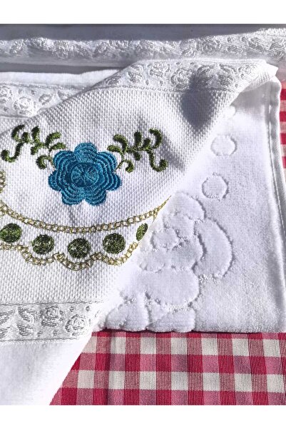 Peacock Вишитий, підходить для весільного приданого, подарунковий рушник для рук, 100% бавовна