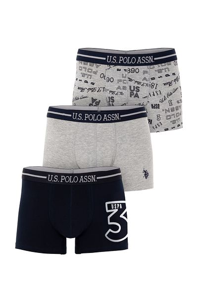 U.S. Polo Assn. Ανδρικό σετ μπόξερ 3 τεμαχίων 50301678 -vr086