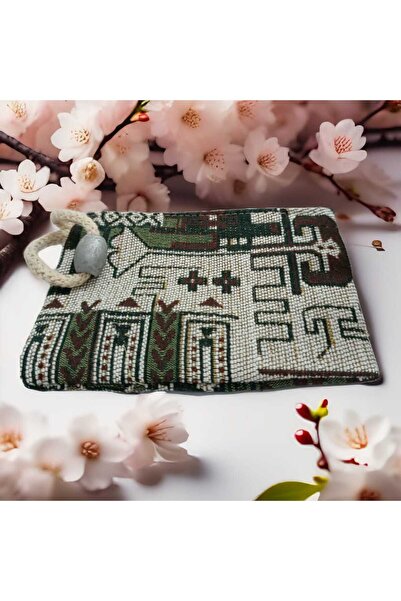 Giftcandor محفظة قماش بنمط الكليم