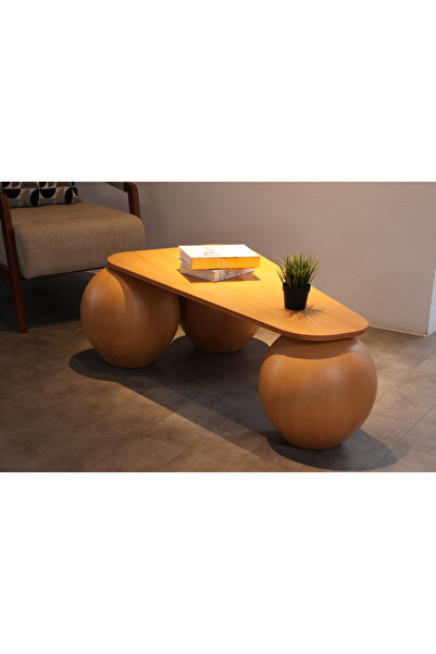 Velura Home & Living Zer Modern Orta Sehpa & Küre Sehpa & 41 cm Top Sehpa & C...