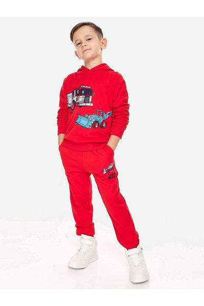 Victor and Jane By Styli Graphic Print Regular Fit Hoodie & Joggers Set
