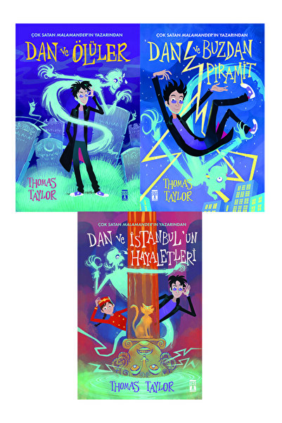 Genç Timaş 5.6.7. Sınıf Okuma Seti 3 Kitap Dan Serisi - Ölüler-Buzdan Pramit-Dan ve İstanbulun Hayaletleri