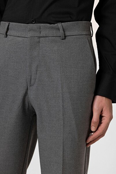 Antioch Gray High Waist Classic Men's Trousers