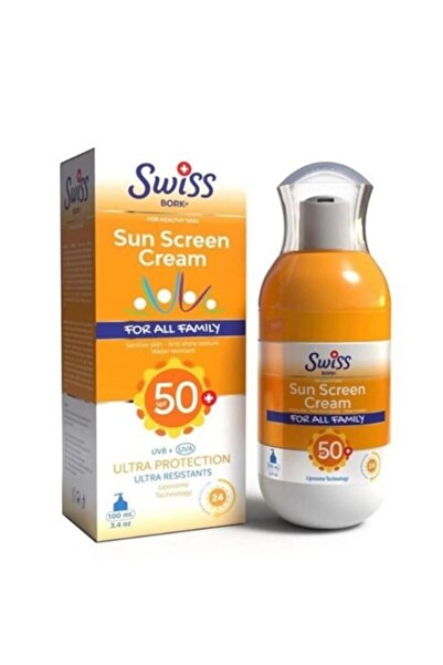 Bork Swiss Natural كريم الشمس السويسري المضاد للعيوب بعامل حماية من الشمس 50،...