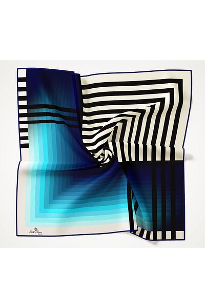Silk Home Φουλάρι με μοτίβο ζέβρας - Μεταβατικό μοντέλο 3110-01