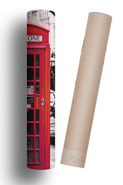 Bigaimaj Telefon Kulübesi Buzdolabı Ve Bulaşık Makinesi Kapak Sticker Kendinden Yapışkanlı Folyo Kaplama