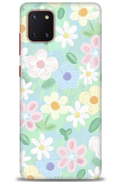 MRCİLETİSİM Samsung Galaxy A81 / Note 10 Lite Kılıf HD Baskılı Kılıf - Çiçekk