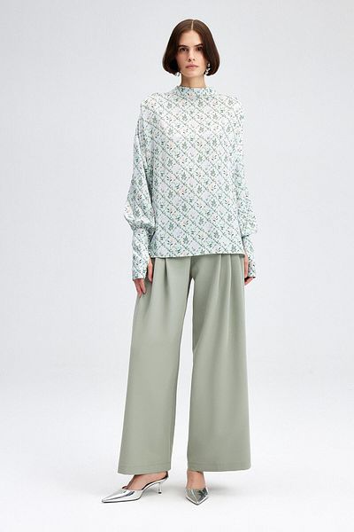 Touché Privé ROMANTIC FLOWER PATTERNED BLUZ