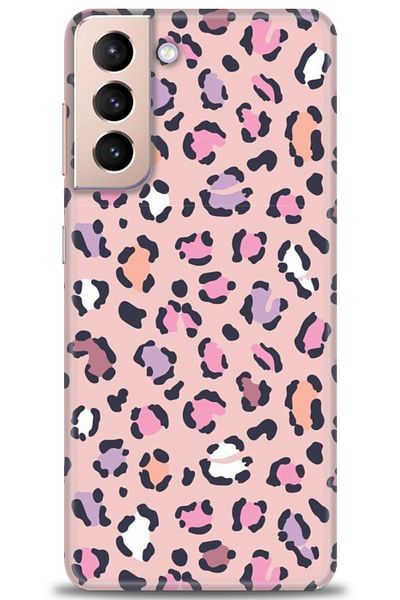 MRCİLETİSİM Vivo V30 Lite Case Hd Printed Case - Pink Leopard