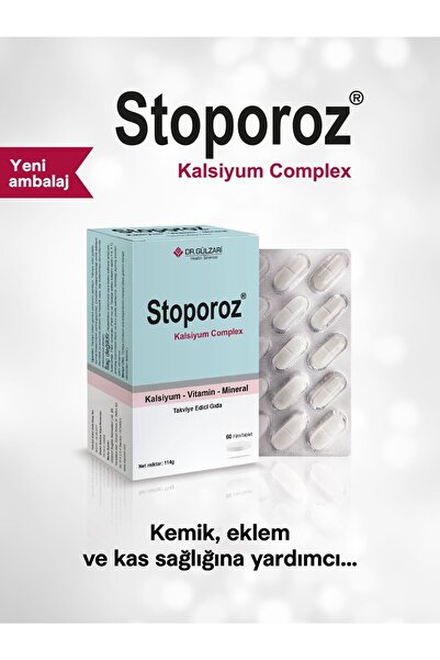 Stoporoz Kalsiyum Vitamin Mineral Kompleks 60 Tablet