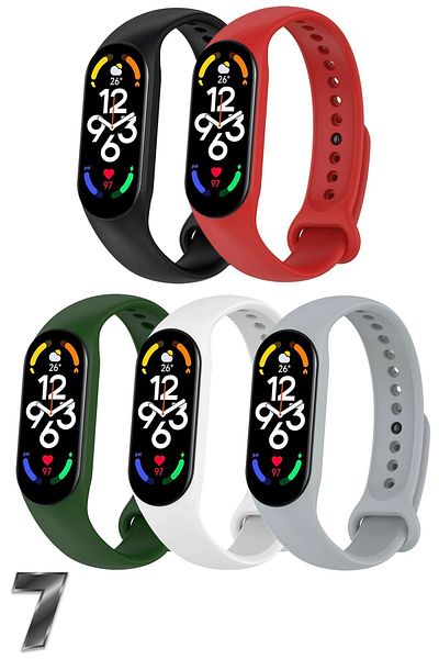 PUFWİN مجموعة Xiaomi Mi Band 7 المتوافقة مع 5 نطاقات