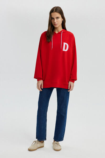 Touché Privé Letter Printed OVERSIZE SWEATSHIRT