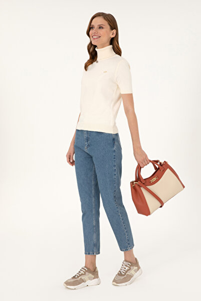 U.S. Polo Assn. Kadın Krem Kol Çantası 50300348-VR071