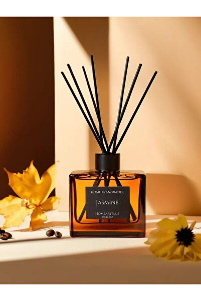 homeartplus Yasemin Kokulu çubuklu oda kokusu kare koyu renk 100 ml