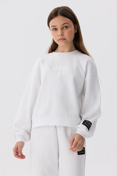 Tyess Λευκό φούτερ για κορίτσια BG Store