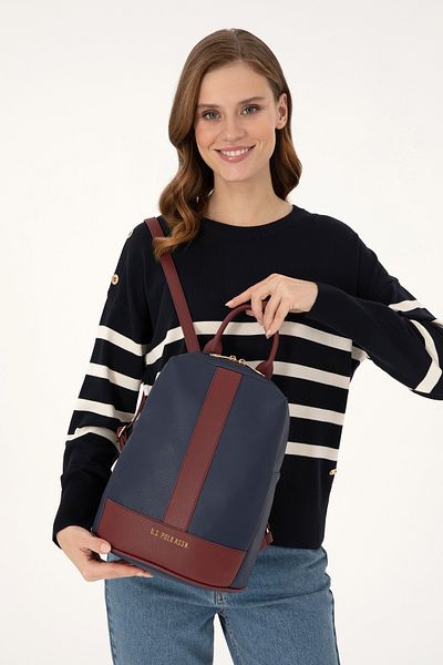 U.S. Polo Assn. حقيبة ظهر نسائية باللون الأزرق الداكن 50300290 -vr033