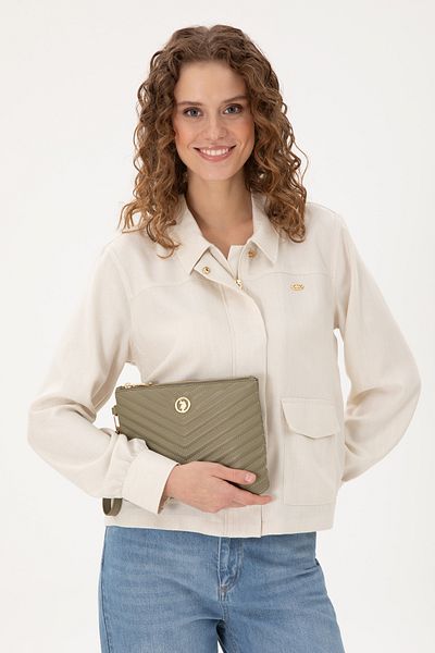 U.S. Polo Assn. Women's Khaki Handbag 50300329 -Vr027