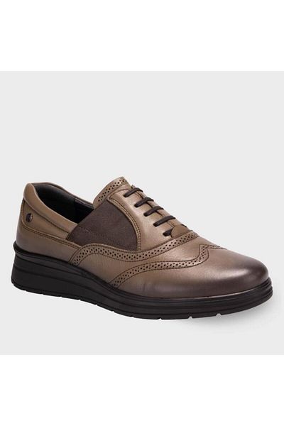 Forelli Carla-H Comfort Women's Leather Shoes Khaki