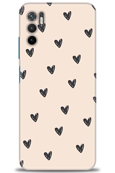 MRCİLETİSİM Xiaomi Poco M3 Pro Kılıf HD Baskılı Kılıf - Minik Kalpler