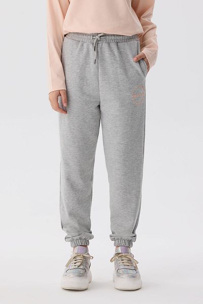 Tyess Pantaloni de sport gri pentru fete Bg Store