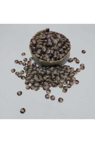 Tasarım زر عظمة منقوش خشبي قطر 1.8 سم 20 قطعة.