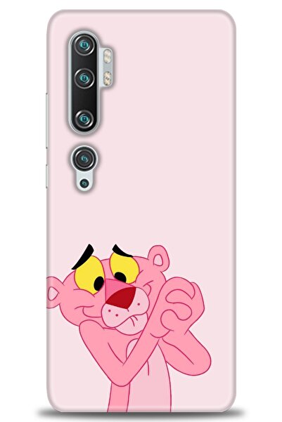 MRCİLETİSİM Xiaomi Mi Note 10 Pro Uyumlu  Kılıf HD Baskılı Kılıf - Pembe Pant...