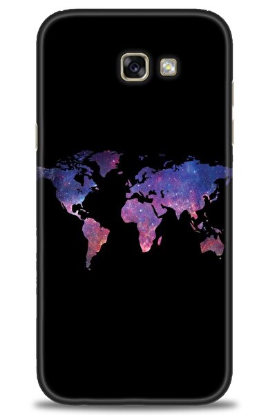 MRCİLETİSİM Samsung Galaxy A7 2017 / A720 Kılıf HD Baskılı Kılıf - Dünya Hari...